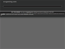 Tablet Screenshot of ercgaming.com